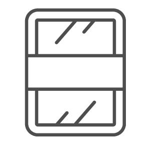Sealed food pouch for package integrity testing.
