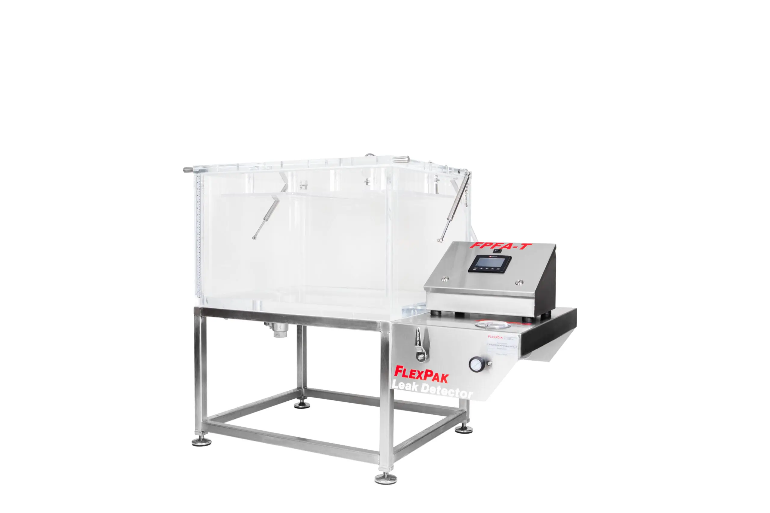 Leak detection equipment with stainless steel chamber